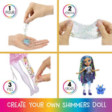 Rainbow High Glitter Fashion Doll with Slime, Skyler (Blue)