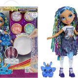 Rainbow High Glitter Fashion Doll with Slime, Skyler (Blue)