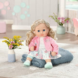 دمية Baby Annabell Sophia 36 سم - جسم طري مع شعر بينمشّط