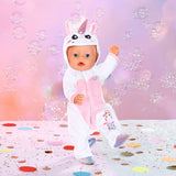 BABY born Unicorn Onesie for 43 cm Doll, Hanger Included