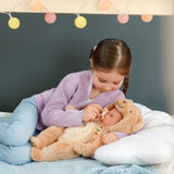 عروسة BABY born إيما تفاعلية 43 سم بلبس الدب مع 10 إكسسوارات