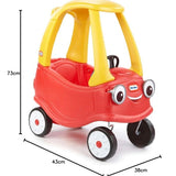 سيارة Cozy Coupe للركوب - وجه أحمر