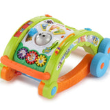 Pink 3 in 1 Walker and Activity Table with Lights and Sounds