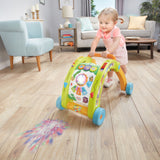 Pink 3 in 1 Walker and Activity Table with Lights and Sounds