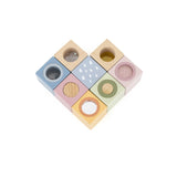 PolarB Wooden Sensory Blocks Set 8 Pieces