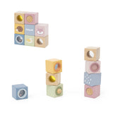 PolarB Wooden Sensory Blocks Set 8 Pieces